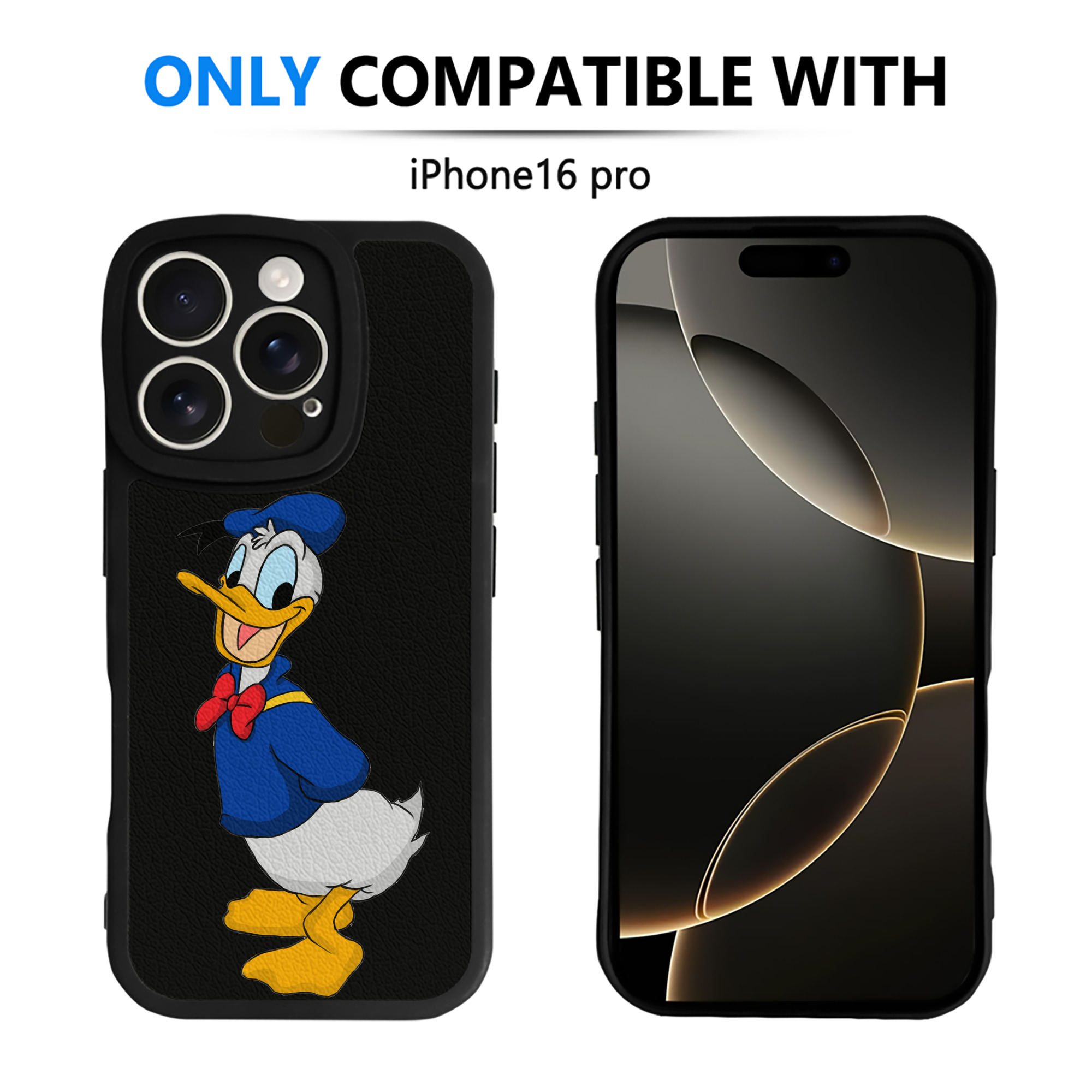 （画像用） ミッキーマウス Mickey Mouse 【iPhone 16シリーズ対応】シリコンスマホケース（レザー調） 材質：シリコン
